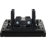 Розетка IEK FORTEPIANO без заземления, с защитными шторками, винтовое крепление, 10А FP117 черный FP-R13-10-K02